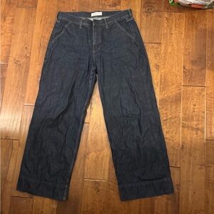 abercrombie denim trousers